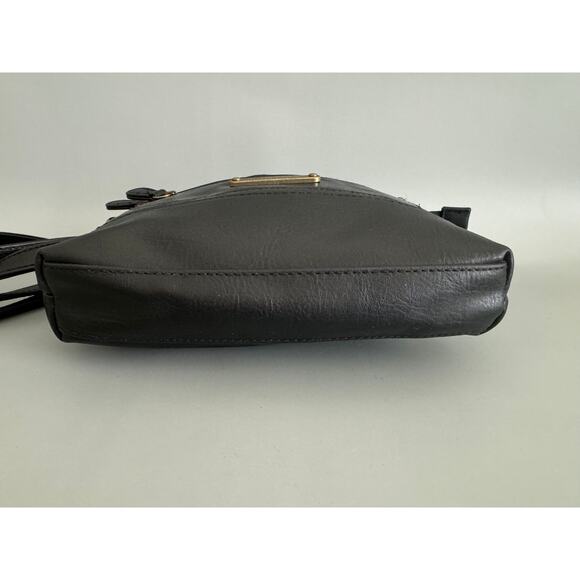 Stone Mountain Convertible Cross Body Hand Bag Black 6x9 inches - Picture 8 of 11